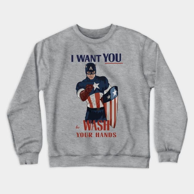 Wash your hands Crewneck Sweatshirt by NanaLeonti